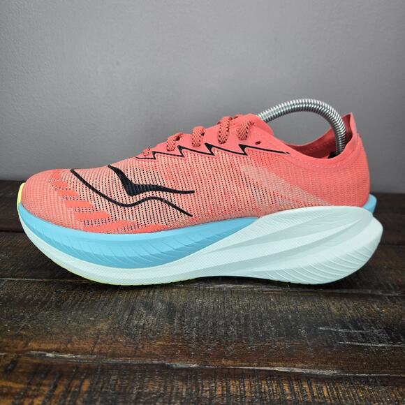 NEW Hoka One One Mach X 2 Mens Size 13D Running Shoe 1155119 GFRT Red Blue White - Picture 6 of 12